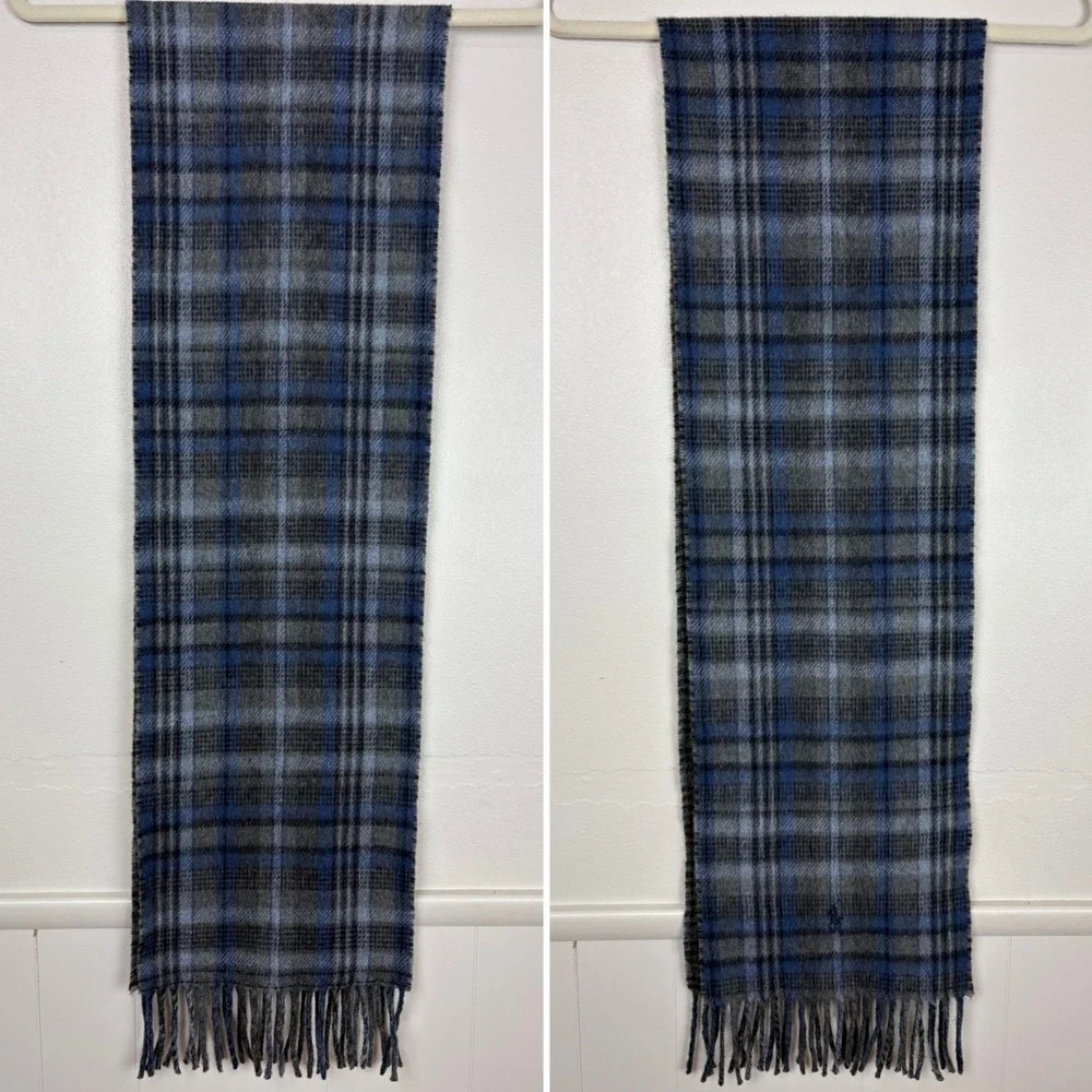 Polo Ralph Lauren Reversible Fringed Scarf  10